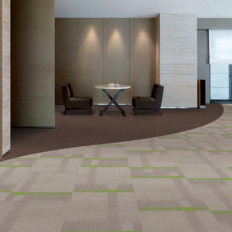 Commercial hotel  nylon PVC backing modular office floor carpet tiles-174