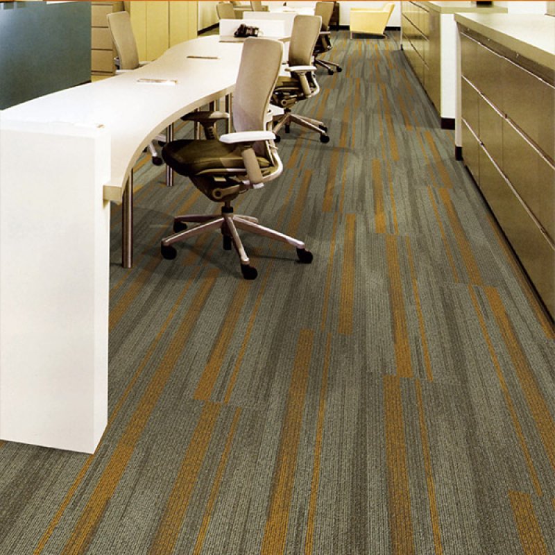 Commercial 25x100cm carpet tiles modern soundproof tufted floor carpet tiles-182