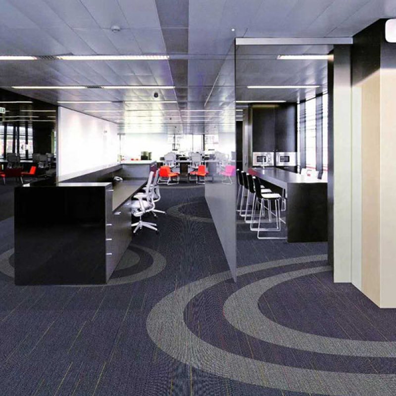 Soundproof durable floor  PP carpet tiles 50x50 commercial  office carpet tiles-332