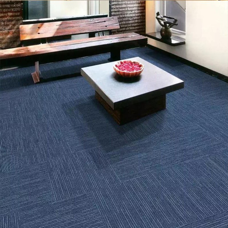 Modern jacquard carpet tiles living room rug  shandong square 50 x 50 carpet tiles-267