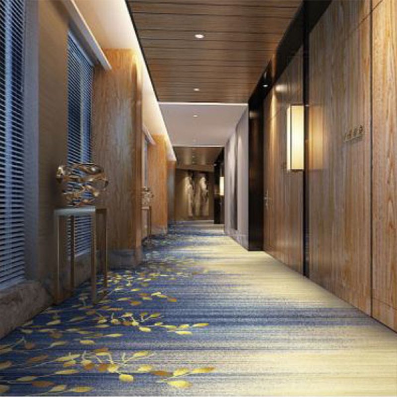 3D Commercial Office Home Living Room Nylon Printing Carpet for Hotel Corridor Carpet-458