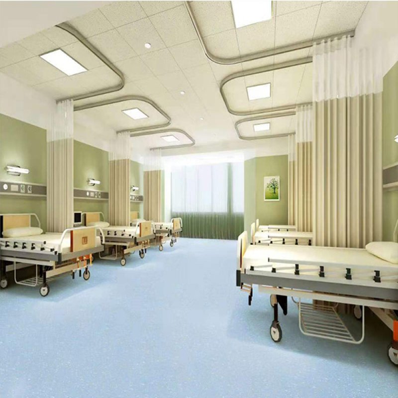 Anti bacterial hospital PVC flooring uv resistant waterproof homogeneous PVC vinyl flooring roll-435