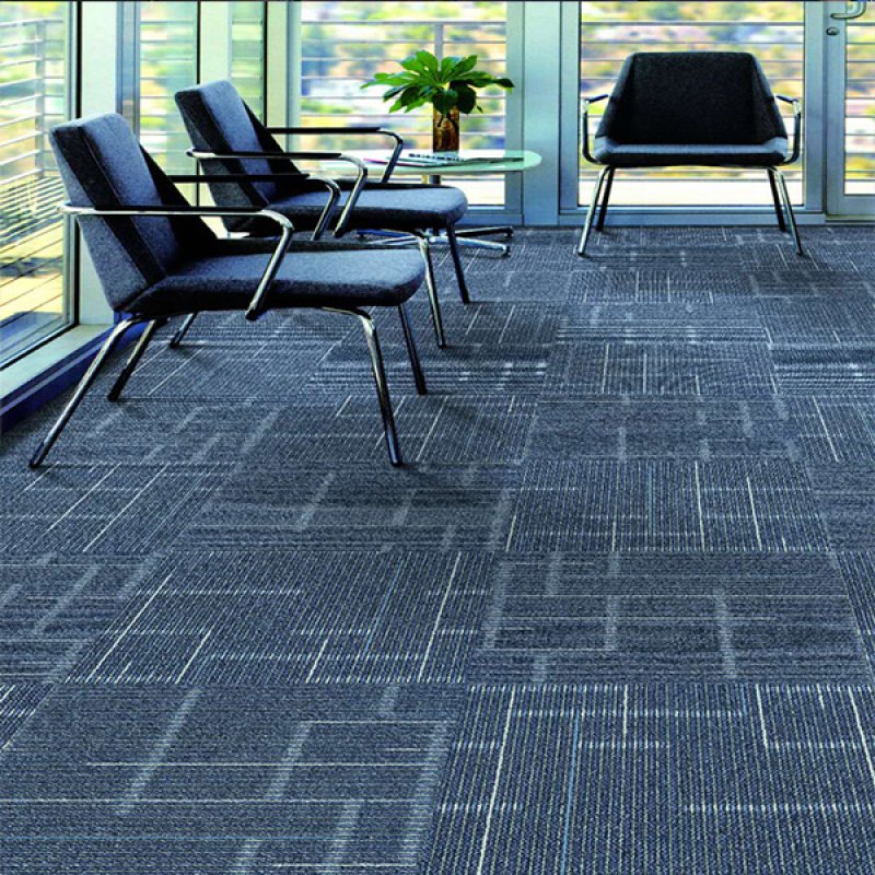 Easy Install Best Fireproof Office Carpet House 50x50 Commercial Carpet Tiles-752