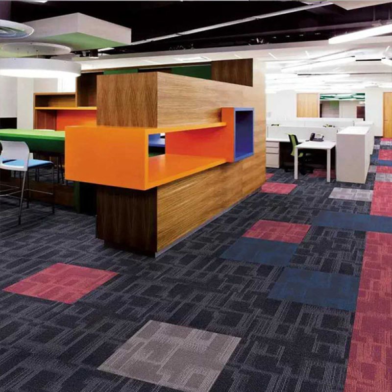 Fireproof Carpet Commercial Tile Carpet For Office Carpet Tiles 50x50-579