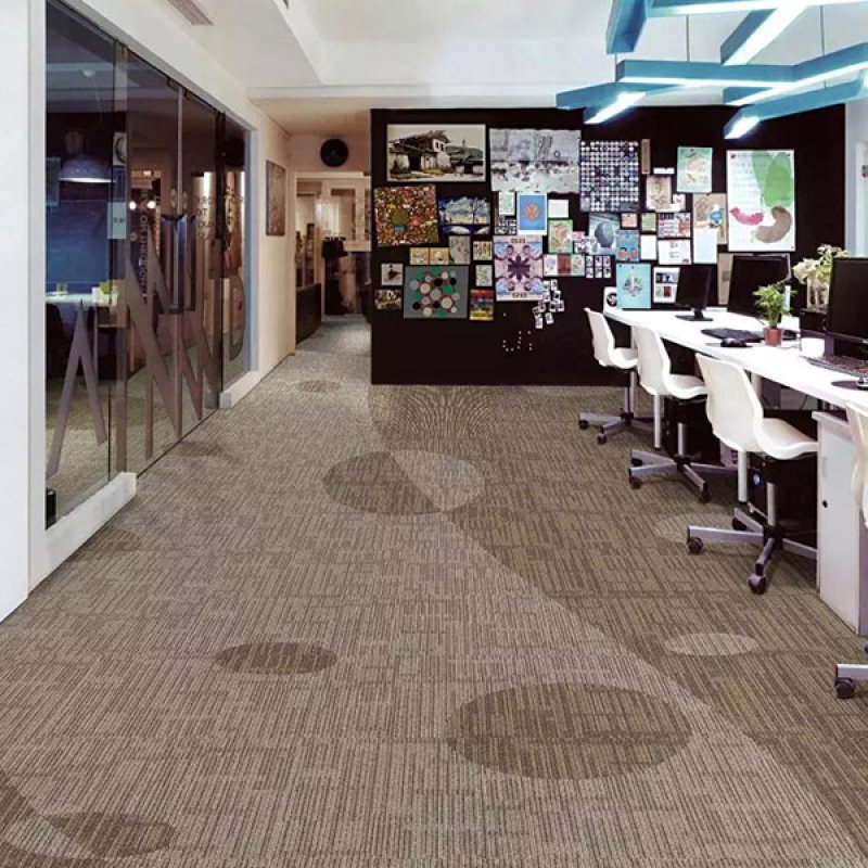 PP Carpet Tiles 50x50 Floor Office Modular Commercial Fireproof Carpet Tiles-565