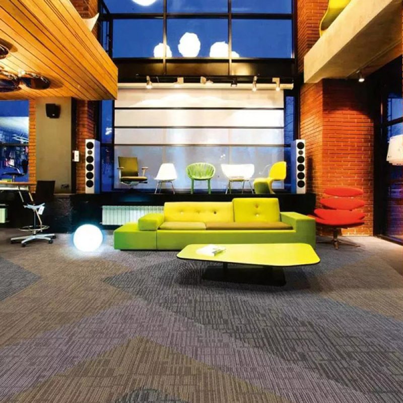 PP Carpet Tiles 50x50 Floor Office Modular Commercial Fireproof Carpet Tiles-564