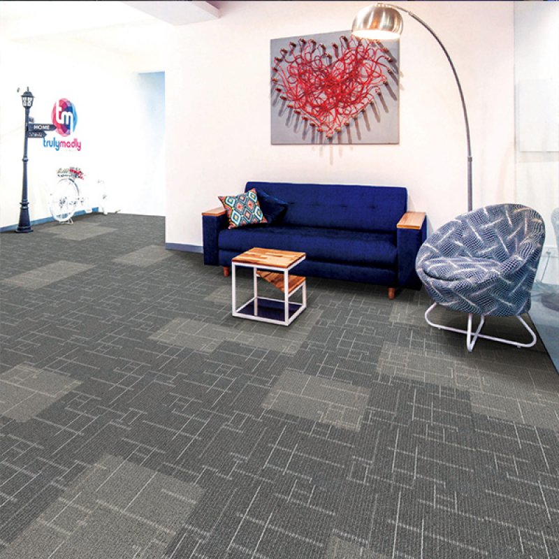 Easy Install Best Fireproof Office Carpet House 50x50 Commercial Carpet Tiles-753