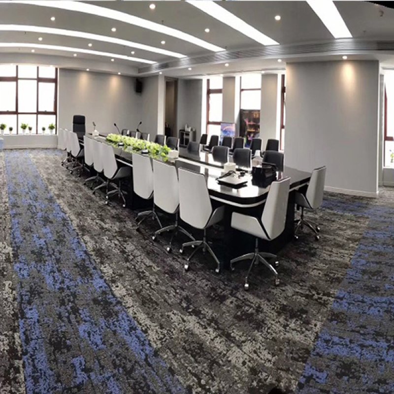 Soundproof nylon PVC backing floor decoration commercial office carpet tiles 50*50cm-626