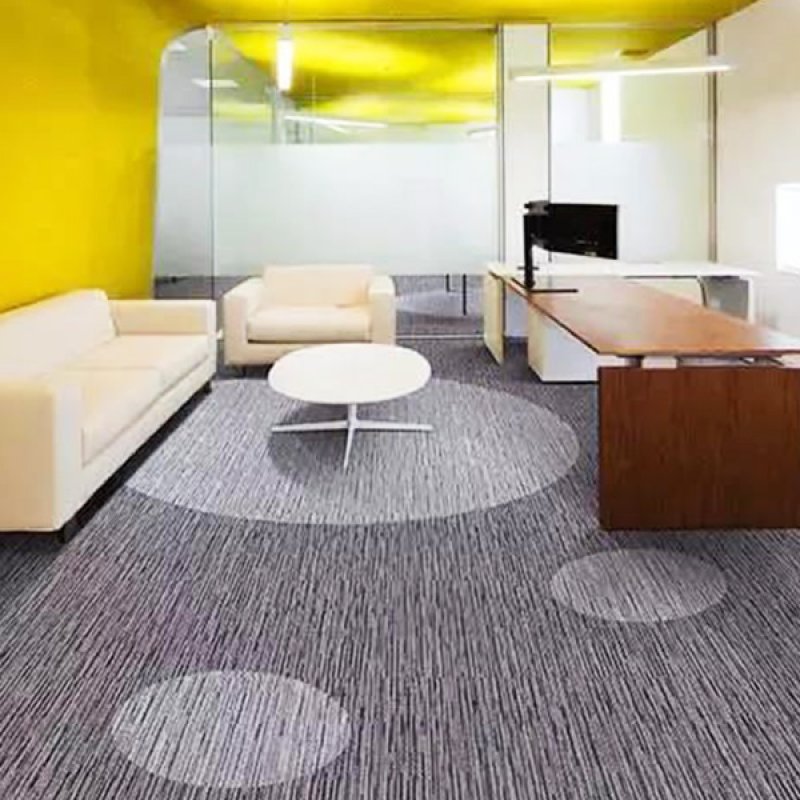 Commercial office waterproof nylon fireproof PVC backing removable carpet tiles 50x50cm-613