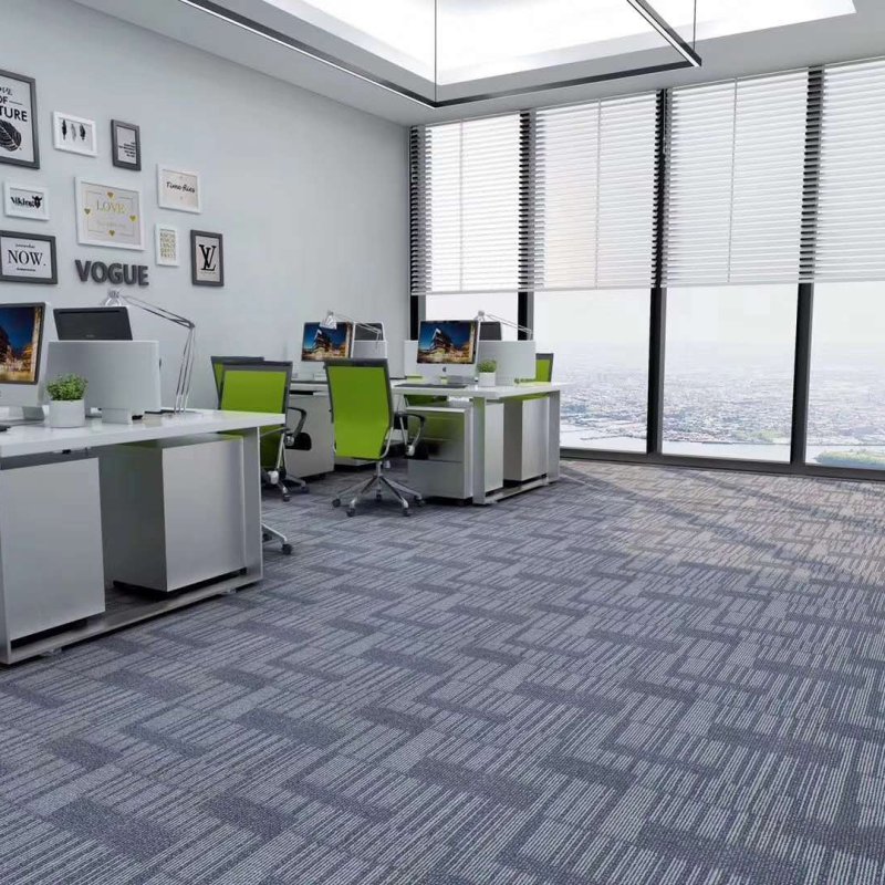 Hotel and office use B1fireresistant rate nylon carpet tile-828