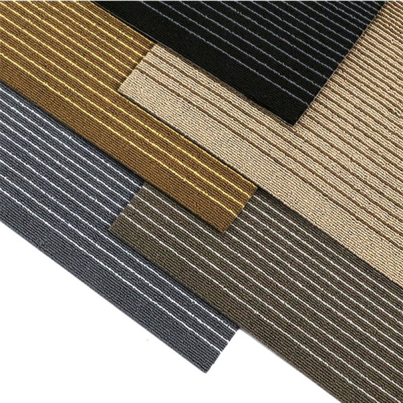 Luxury Hotel carpet PP nylon pvc 50x50 jacquard commercial office tiles  carpet-1075