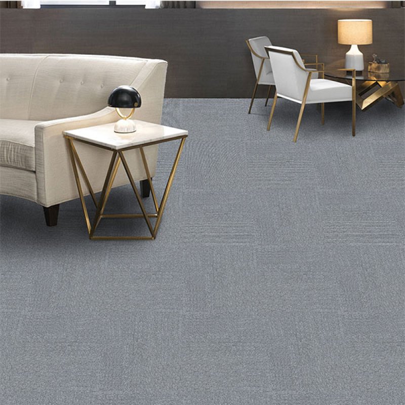 Comercial use carpet tiles 50x50 PVC backing fireproof office carpet tiles-1128