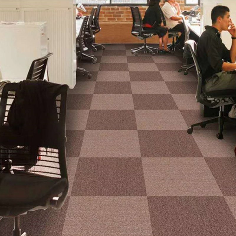 Comercial use carpet tiles 50x50 PVC backing fireproof office carpet tiles-1078