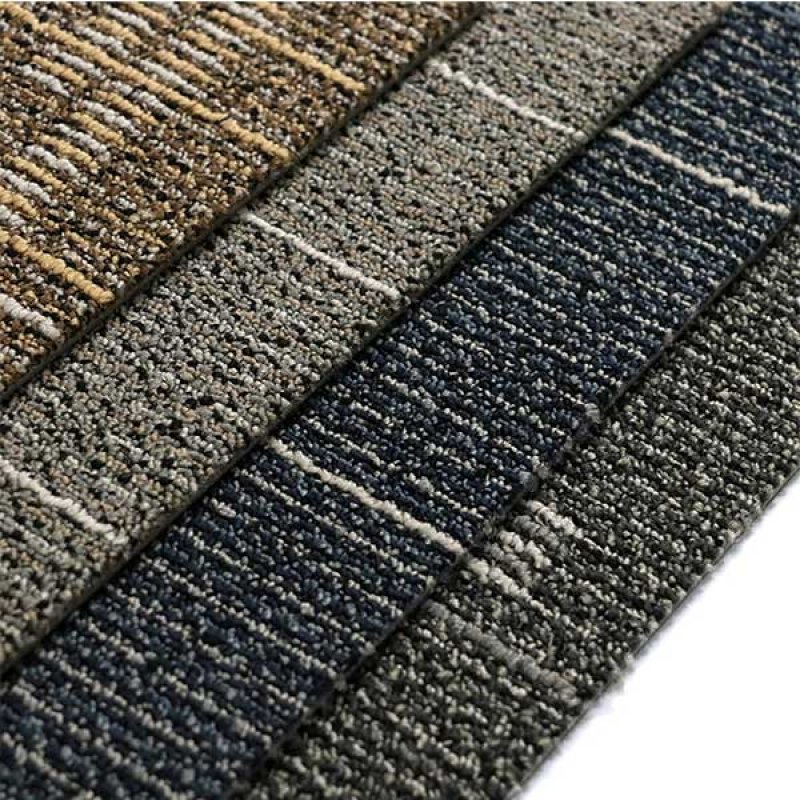 Easy Install Best Fireproof Office Carpet House 50x50 Commercial Carpet Tiles-1123