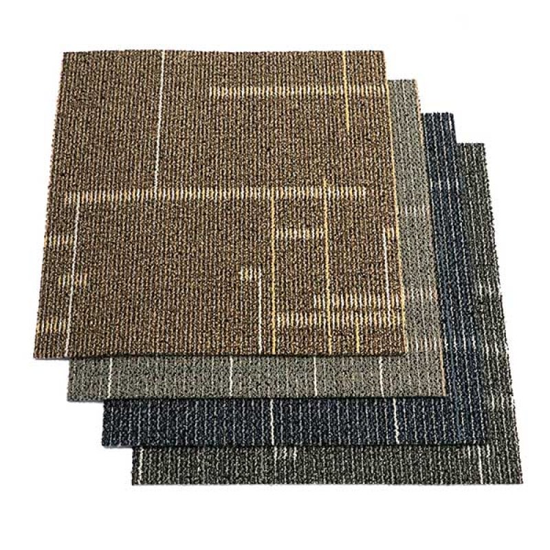 Easy Install Best Fireproof Office Carpet House 50x50 Commercial Carpet Tiles-1124