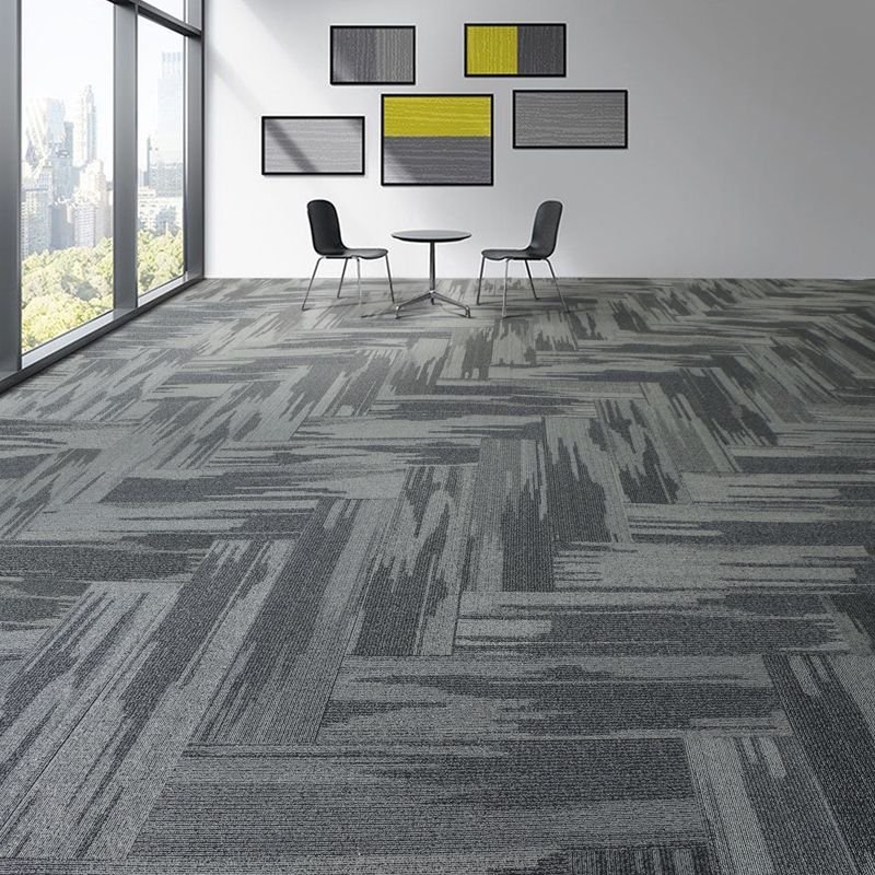 Commercial 25x100cm carpet tiles modern soundproof tufted floor carpet tiles-1320