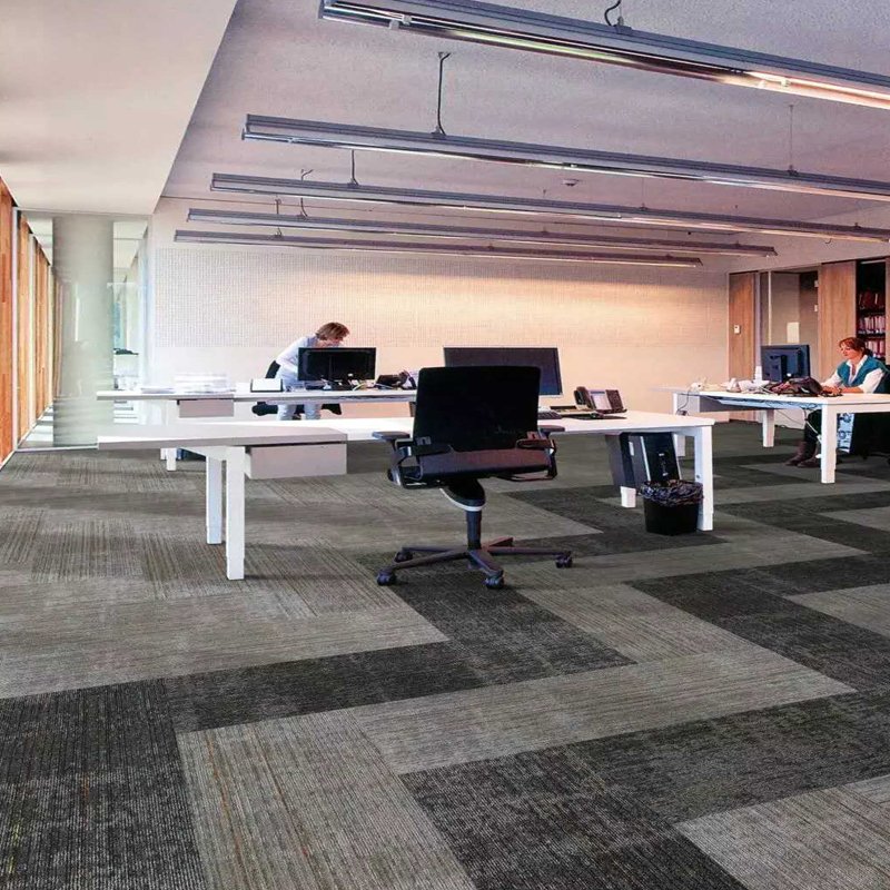 Non woven backing decorative modular commercial office carpet tiles 33.3x100cm-1392