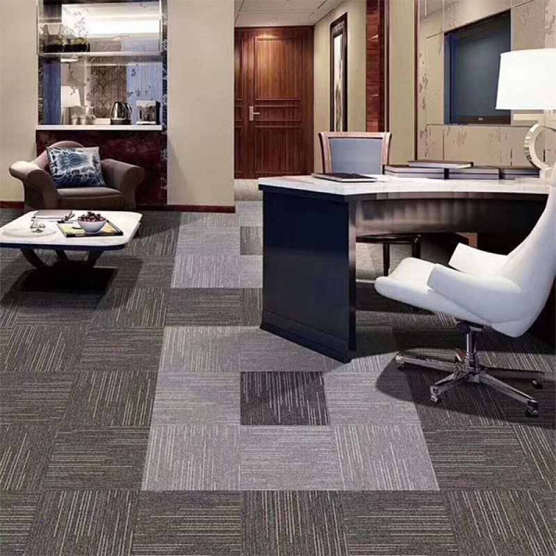 100% Polypropylene Commercial Hotel Office Floor Carpet Tiles 50x50-1166