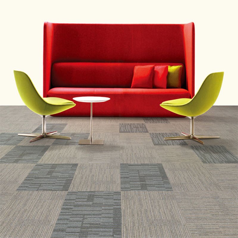 Jacquard office nylon PVC backing modular commercial office carpet tiles-1281