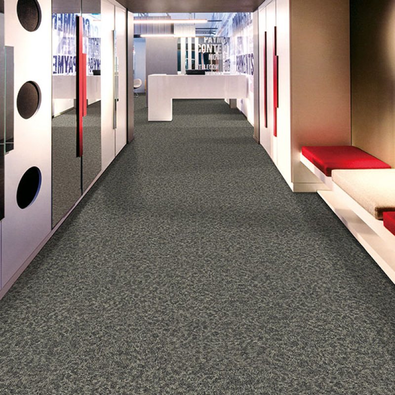 Commercial office conference fire retardant PVC backing floor modular carpet tiles 50x50cm-1241