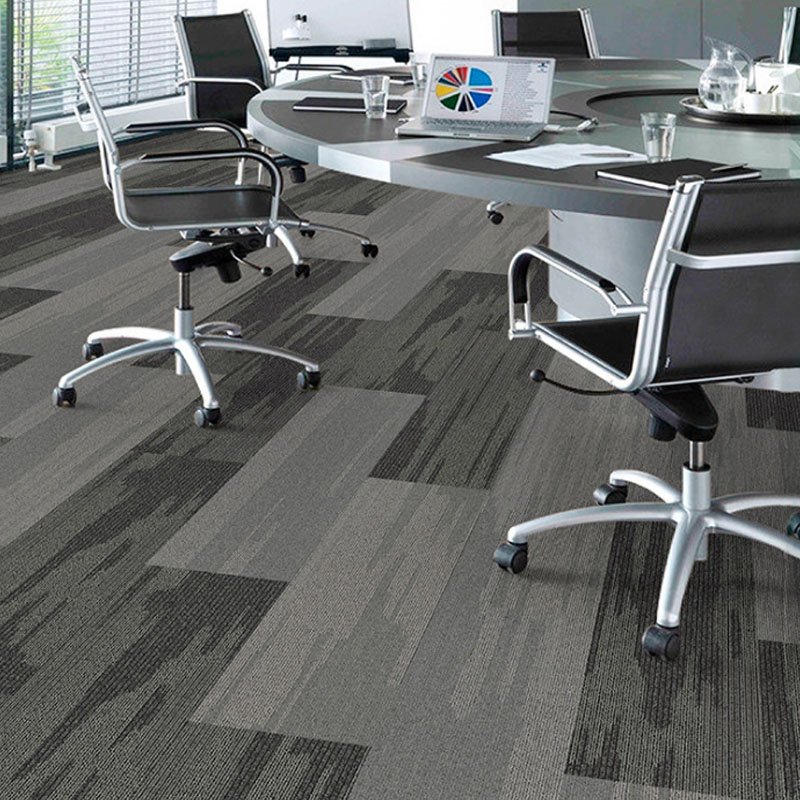 Commercial 25x100cm carpet tiles modern soundproof tufted floor carpet tiles-1323