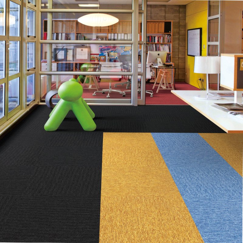 Hot Sale Luxury Nylon Fireproof Hand Tufted Carpet For Five Star Hotel Carpet Tiles-1357