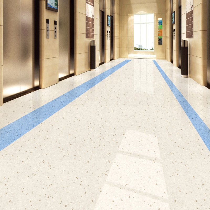 Anti bacterial hospital PVC flooring uv resistant waterproof homogeneous PVC vinyl flooring roll-1476